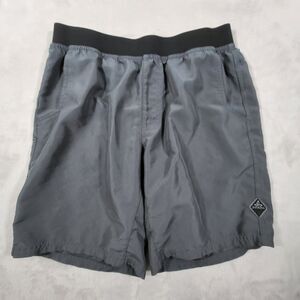 Prana Mojo Shorts Mens Small Gray Elastic Waist